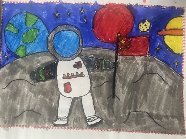 山西院 综合管理部 王彩云，董牧苒，9岁，星际旅行.jpg